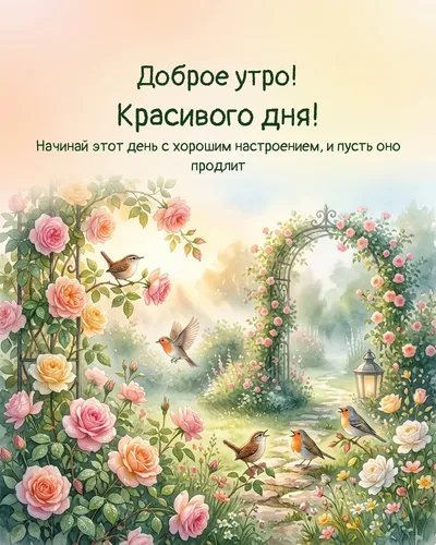 Доброе утро! Красивого дня! — morning garden 05